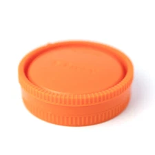 Orange Color Camera Body Cap & Rear Lens Cap For SONY E-mount FE mount