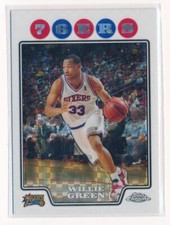 2008-2009 Topps Chrome X-Fractor /288 Willie Green #95 Philadelphia 76ers NBA