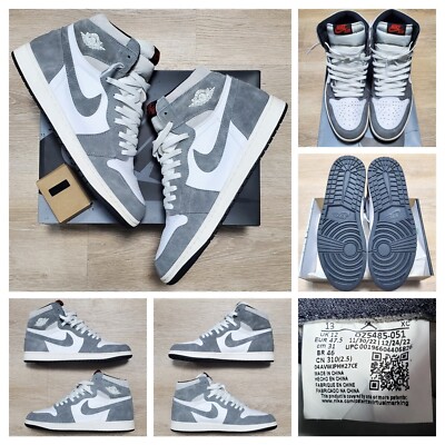シューズ(男性用) AIR JORDAN 1 RETRO HIGH OG DZ5485 138 Amazon.com | Jordan Men's Air 1 Retro High OG Tech Grey