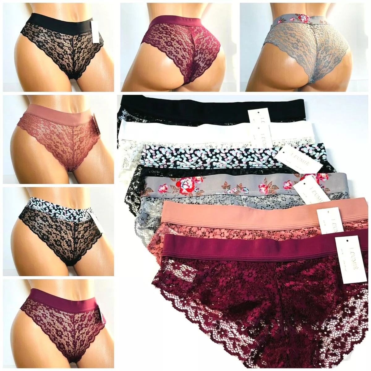 6-12 Bikini cheeky Hipster WOMEN'S UNDERWEAR NO SHOW Panties