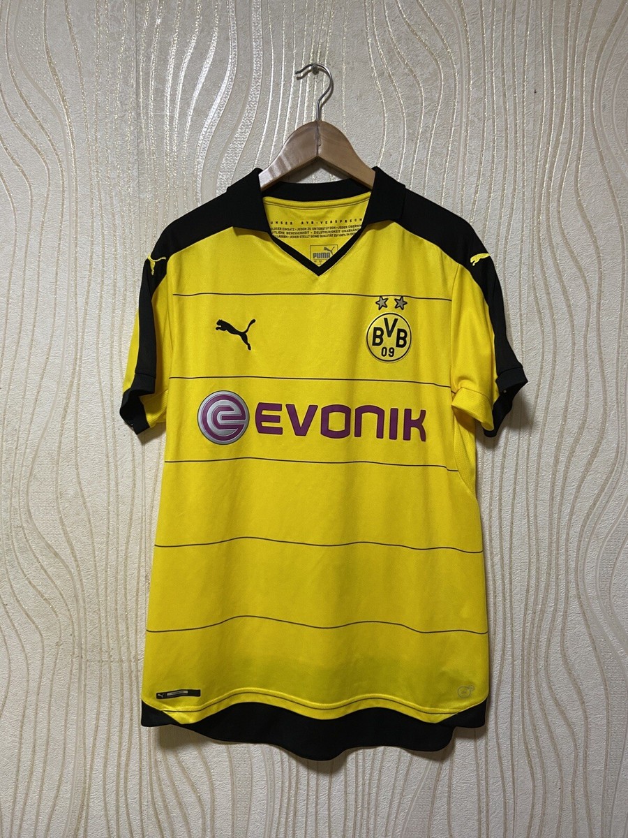 BORUSSIA DORTMUND 2015 2016 HOME FOOTBALL SHIRT SOCCER JERSEY PUMA