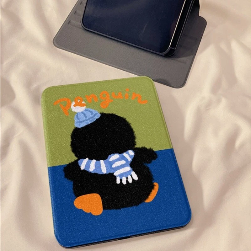 Cartoon Penguin Patern Case for IPad 5 6 7 8 9 10th Generation Air 3 4 Mini Pro - Image 2 of 4