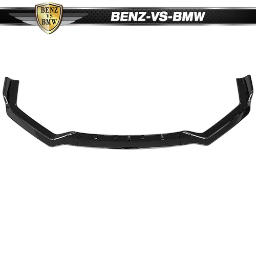 Fits 18-24 Infiniti Q50 Sport 3PC Front Bumper Lip Spoiler Splitter Gloss Black