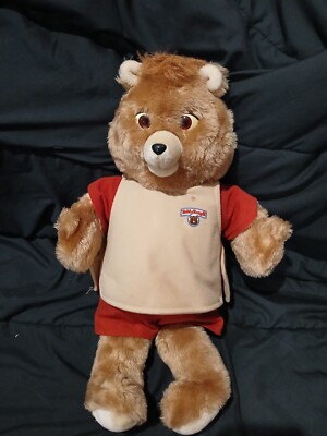Vintage 1985 WOW Worlds of Wonder Teddy Ruxpin Talking Plush Bear *FOR  REPAIR*