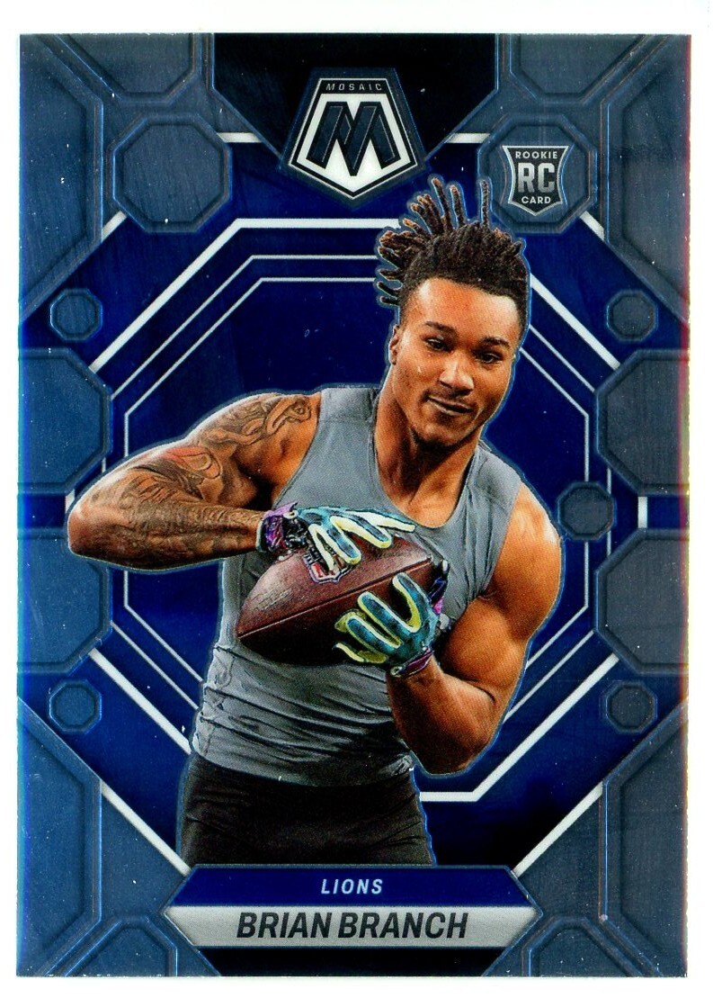 Brian Branch 2023 Mosaic #287 Lions Rookie RC - QTY