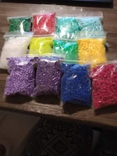 1000 Perler Bead Bags-  Multiple colors to choose from.
