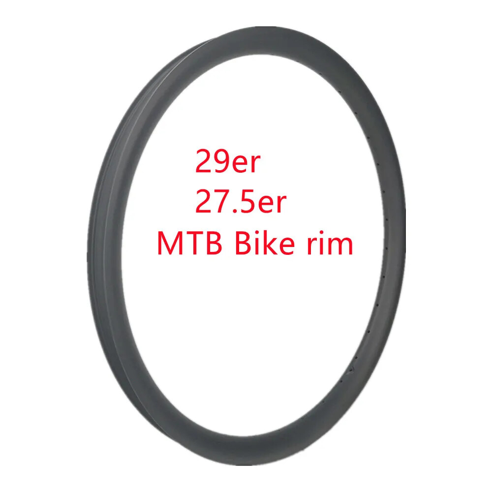 Llanta de carbono para bicicleta MTB 27,5 29er XC 28 agujeros 30X30 20X34 mm sin gancho sin cámara