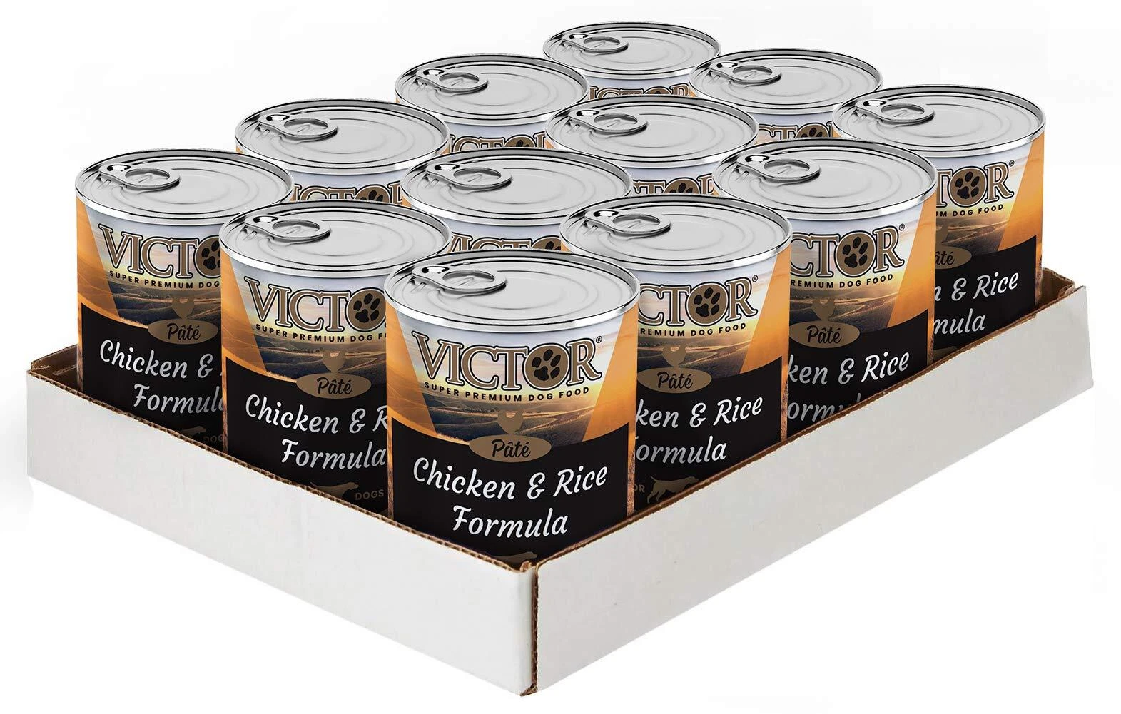 Victor Chicken and Rice Formula Canned Dog Food 1 Ounce Pack of 12