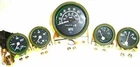 Willys Jeep Speedometer and Water Temperature M38 Gauges Kit with 0-80mph