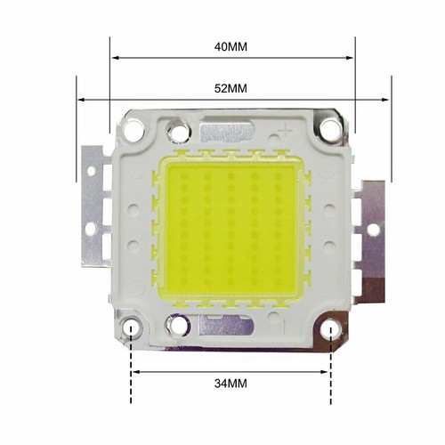 50W LED Chip COB 30V-36V Cool white Integrated Bright Bulb beads for Floodlight - Picture 2 of 6