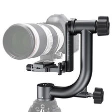 K&F Concept 360° Panoramic Gimbal Tripod Head with 1/4'' Standard Quick Release