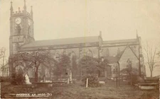 Postcard RPPC Paddock Huddersfield Allsaints Church Yard Unposted