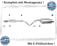 Auspuffanlage für Fiat Bravo II 1.4 16V Sport Auspuff Montagesatz