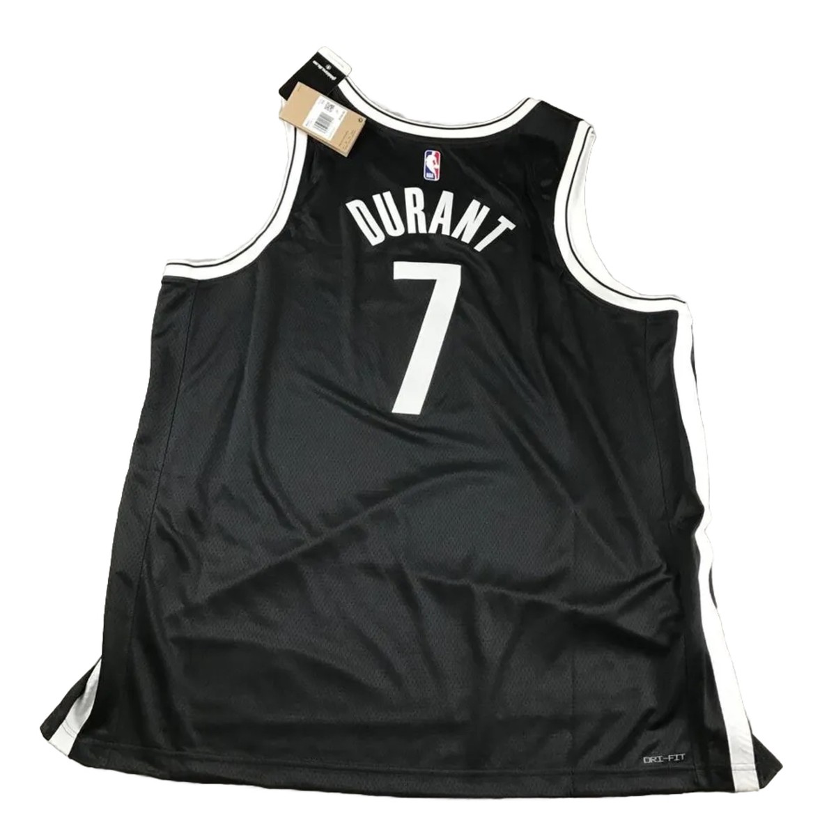 Nike Brooklyn Nets Jersey Men 56 XXL Black #7 Durant