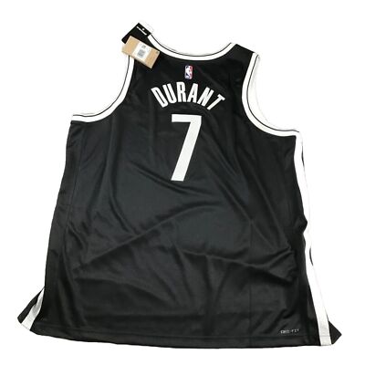 Nike Brooklyn Nets Jersey Men 56 XXL Black #7 Durant