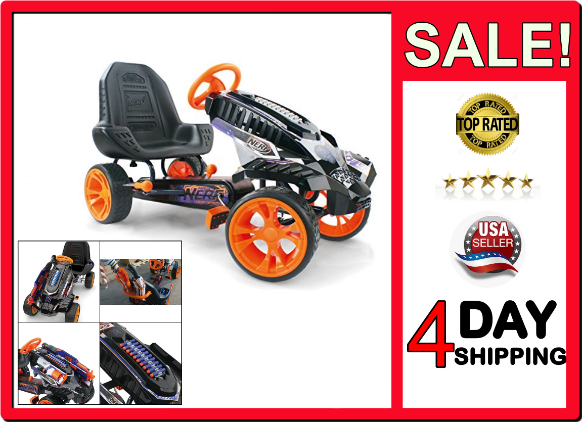 hauck nerf battle racer pedal car