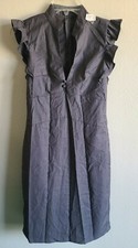 Womens Forever 21 Structured Gray Pencil Career Dress Sz M