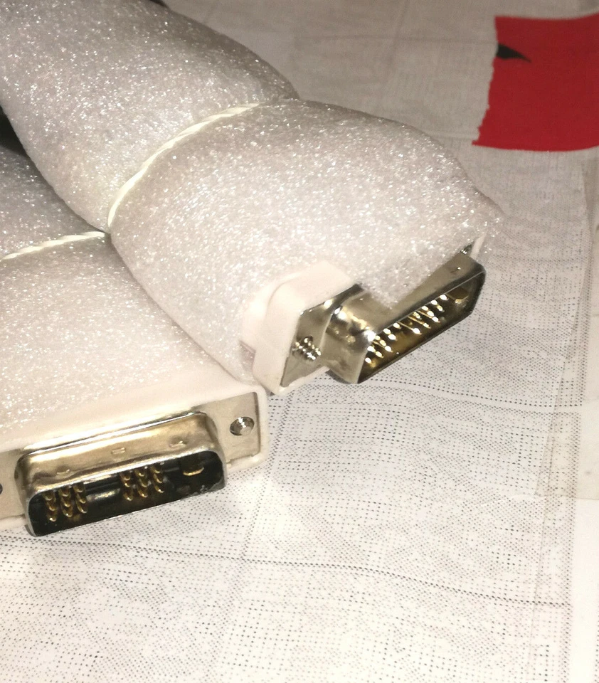 100x DVI-D Monitorkabel Kabel DisplayKabel geschirmt  1,8m     #72 - Bild 2 von 4