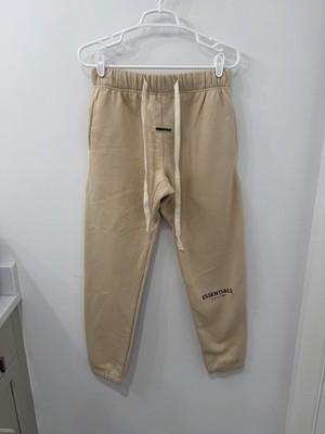 NWOT Fear of God Essentials Beige / Cream Sweatpants Joggers