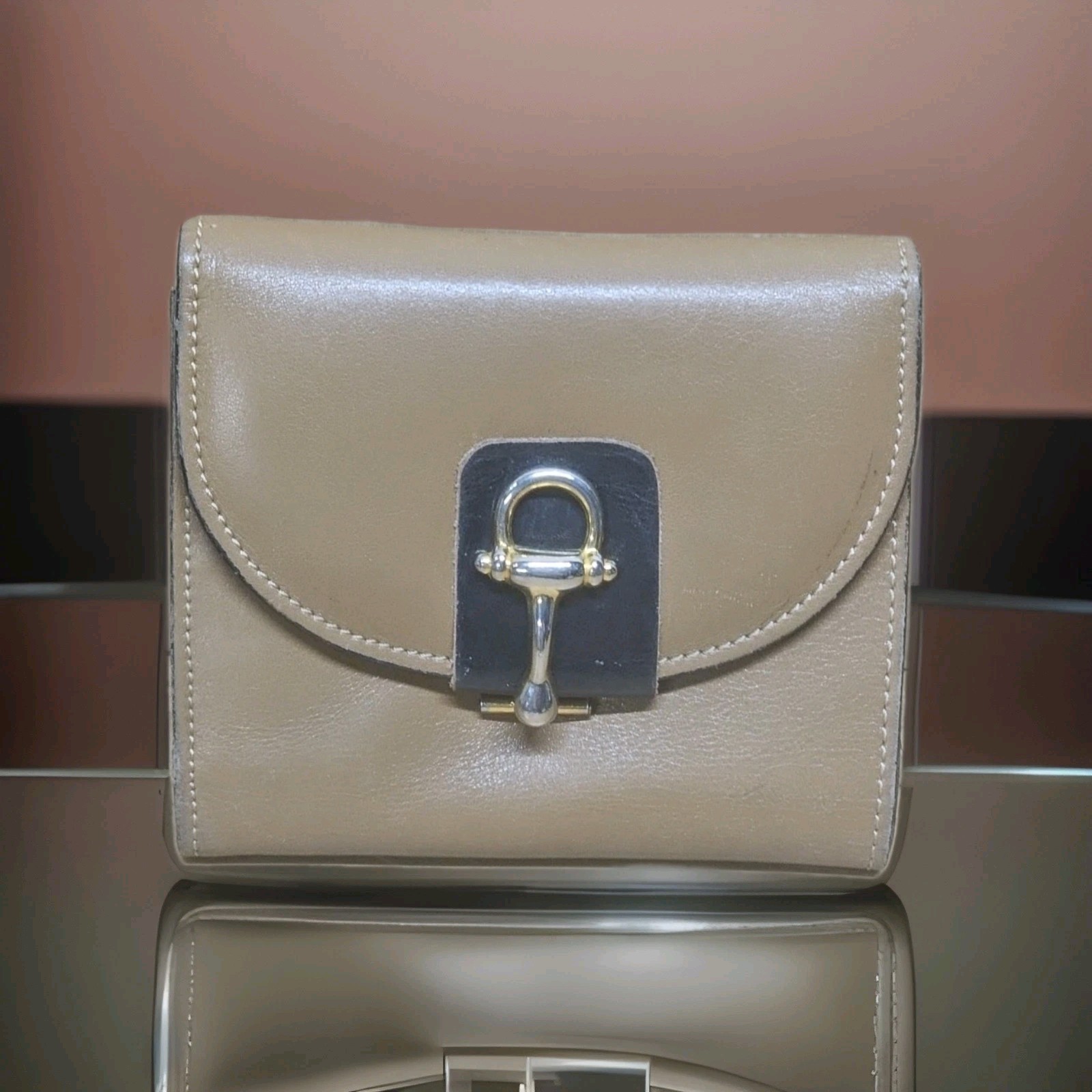 Scuola del Cuoio FIRENZE Leather Wallet W/Coin Purse Florence Italy 🇮🇹