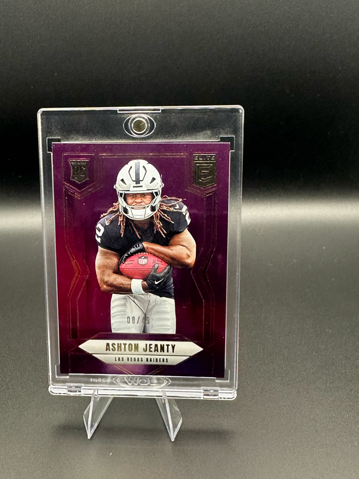 Ashton Jeanty 2025 Panini Donruss Elite Football #113 RC Rookie Purple /49