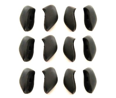 12 Pcs 6 Sets Nose Pad Nose Piece For-Oakley Flak Beta Sunglasses Black