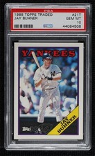 1988 Topps Traded Box Set Jay Buhner #21T PSA 10 GEM MT 0vl1