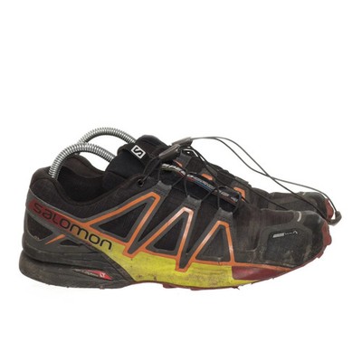 Salomon, Laufschuhe, Größe: 40 2/3, SPEEDCROSS, Schwarz/Rot/Orange, Herren #a5J