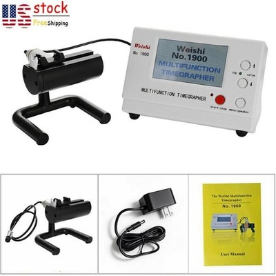 For Mechanical Watches US Plug Kits Weishi 1900 Timegrapher Watch Timing Machine