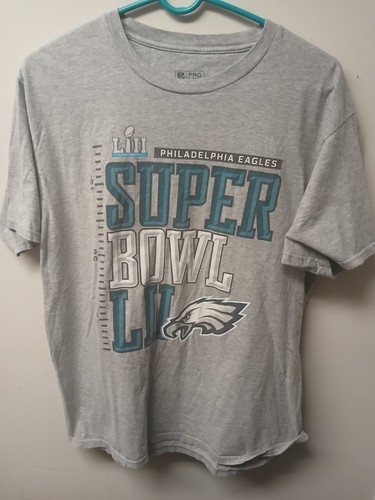 2017 Philadelphia Eagles Super Bowl LII Pro Line Short Sleeve T-Shirt Size Large