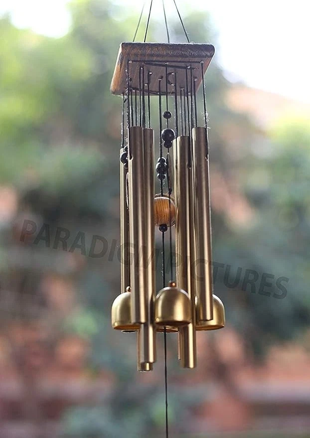 Carillon à vent prune Corinthian Bells, 30 pouces, tubes en aluminium, décora... - Photo 2/4