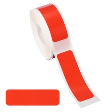 1.6x0.5" Thermal Label Stickers Print Paper, 160 Tape/Roll Red