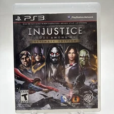 Injustice Gods Among Us Ultimate Edition PlayStation 3 PS3 No Manual