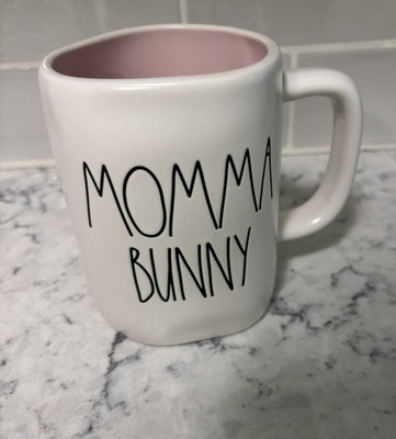Rae Dunn  Momma Bunny  Mug Artisan Collection Yellow Inside By Magenta
