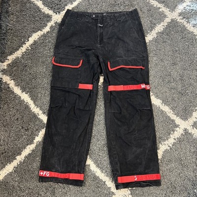 Marithe Francois Girbaud Shuttle Logo Taping Cargo Men s Jeans Vintage Size 40