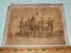 CIVIL WAR 8 3/4" X6 3/4"  original B&W PHOTO by Alexander Gardner / 8  SOLDIERS
