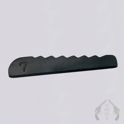 Rifle Rear Sight Elevator #7 - .055'' Thick, 1.125'' L, .19'' at base of high step