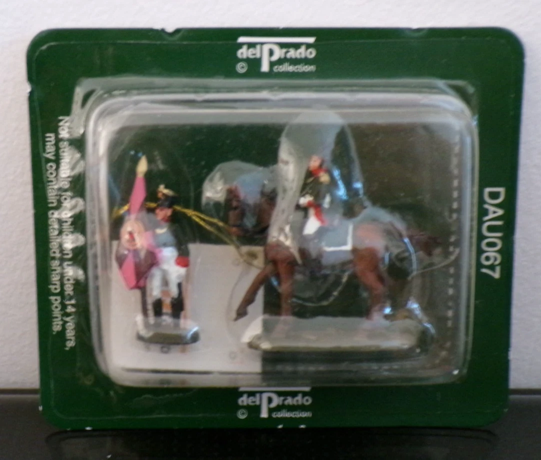 FIGURINE CHEVAL ET cavalier soldat empire en plomb EUR 1,00 - FR