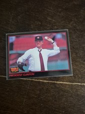 1993 Donruss Triple Play Bill Clinton Houston Astros
