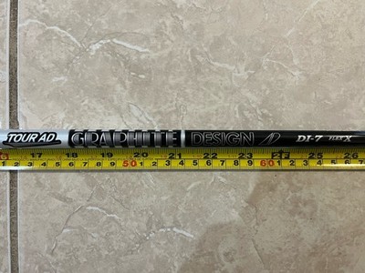 Graphite Design Tour AD DI Black 7 X Stiff Driver Shaft Uncut Choose Adapter