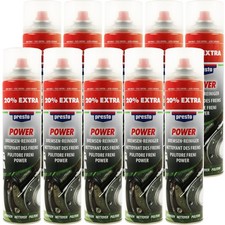 Presto Bremsenreiniger Power Teilereiniger Fettlöser 10x 600ml mit mehr Druck
