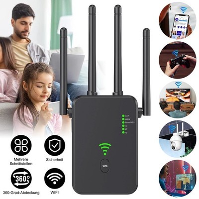 WLAN Verstärker Repeater 300 Mbit/s WiFi Verstärker WLAN Repeater für alle Route