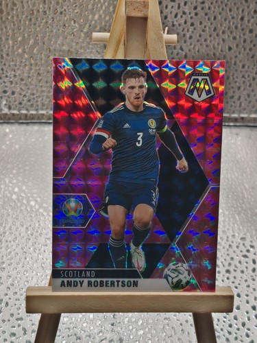 Andy Robertson 2020-21 Panini Mosaic UEFA Euro 2020 Camo Pink #82 Card