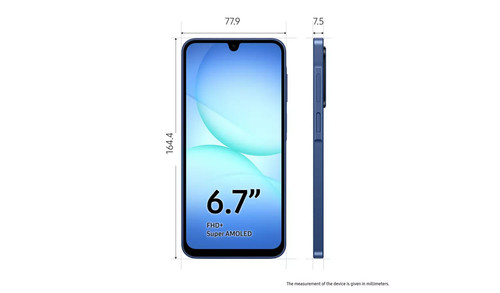 SAMSUNG GALAXY A17 5G 128GB AI MOBILE PHONE UNLOCKED BLUE 2025 WITH EXTRAS - Picture 2 of 11