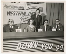 Phil Rizzuto NY Yankees, Walt Kelly 1955 TV Game Show Photo, Type One J14690