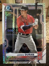 2021 Bowman - Chrome Prospects Jarren Duran #BCP-135 Mojo Refractor (RC)
