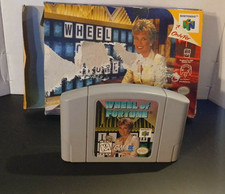 GameTek Wheel of Fortune Nintendo 64 N64 With Box E-Everyone