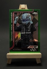 2025 Topps Chrome F1 George Russell Green Refractor /99 #103