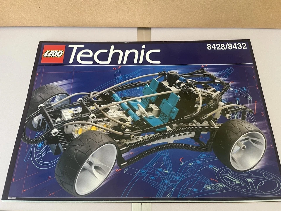 LEGO Technic: Very Rare Concept Car Set 8428/8432. Box inner tray and instructio, photo 4 of 5