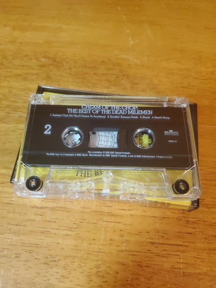 The Dead Milkmen Cream Of the Crop Cassette Tape Best Of Foto 3 de 4